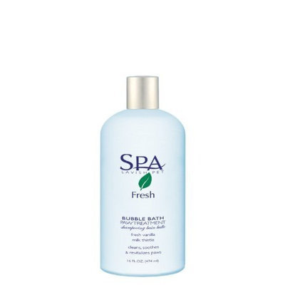 SPA Lavish Pet Tropiclean SPA Pet Bubble Bath and Paw Treatment, 16 Ounce