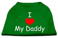 Ahi I Love My Daddy Screen Print Shirts Emerald Green XXXL (20)