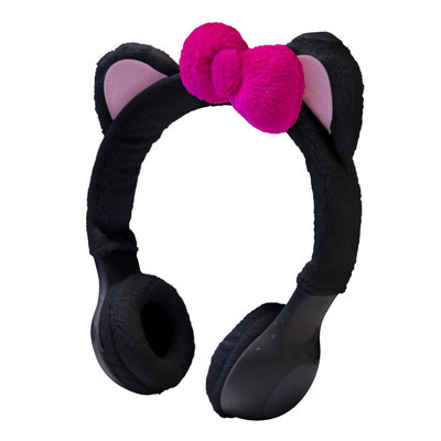 Sentron INTERWORKS UNLIMITED INC Mix Monster Headphones - Black Kitty