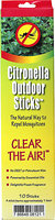 Neem Aura Naturals Outdoor Citronella Sticks - 10 count