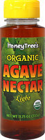 HoneyTree Organic Light Agave Nectar-11.75 oz Bottle