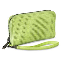 Merona Perforated Cell Phone Wallet with Removable Wristlet Strap - Neon