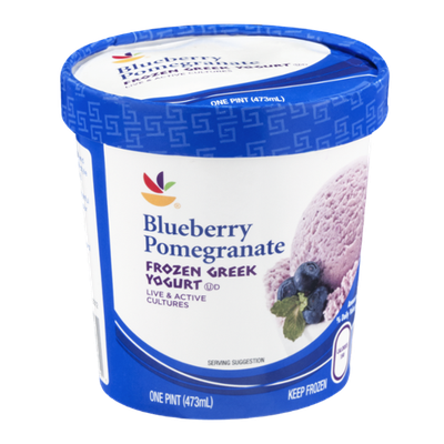 Ahold Frozen Greek Yogurt Blueberry Pomegranate