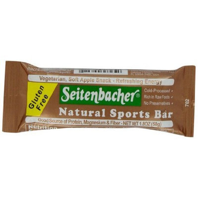 Seitenbacher Gluten Free Natural Sports Bar, Vegetarian, Soft Apple Snack-Refreshing Energy, 1.8-Ounce Bars (Pack of 12)