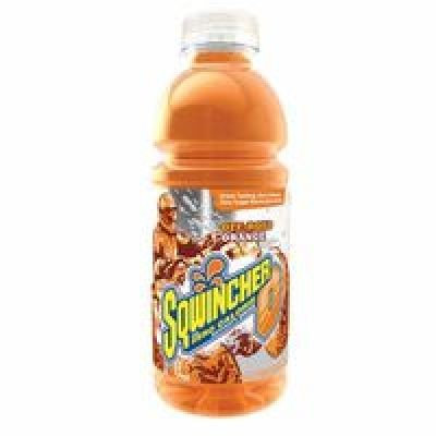 SQWINCHER 030801-OR Sports Drink, Bottle, Orange, PK24
