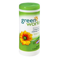 Clorox Green Works Compostable Cleaning Wet Wipes - 30 CT