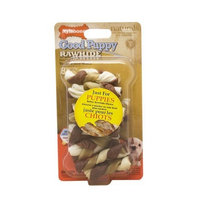 Nylabone Rawhide Chicken Flavored Braid Puppy Dog Treat Bone