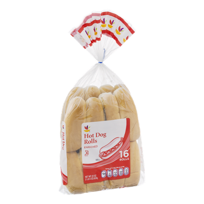 Ahold Hot Dog Rolls - 16 CT