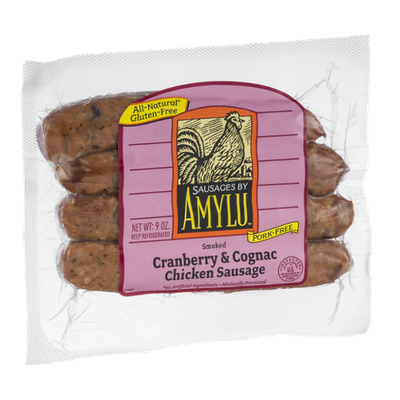 Amylu Cranberry & Cognac Chicken Sausage