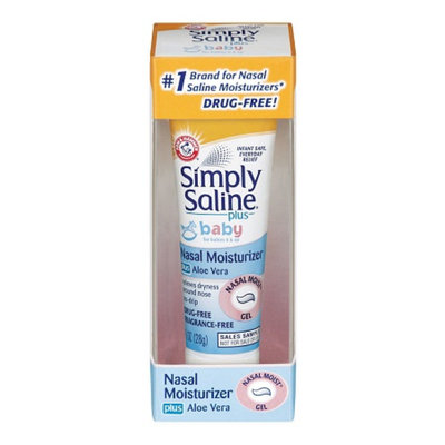 Simply Saline Plus Baby Nasal Moisturizer + Aloe Vera Gel