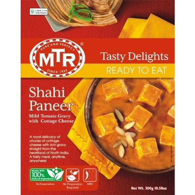 MTR Shahi Paneer, 10.5-Ounce Boxes (Pack of 10)