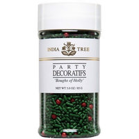 India Tree Boughs of Holly Decoratifs, 3 oz (Pack of 3)