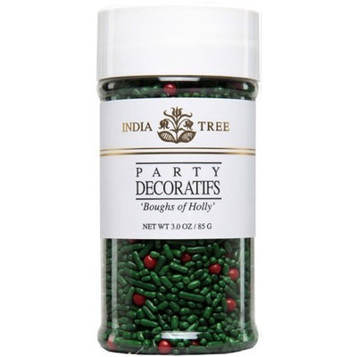 India Tree Boughs of Holly Decoratifs, 3 oz (Pack of 3)