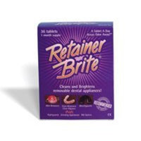 Raintree Essix RETAINER BRITE Cleaning Tablets Box of 36