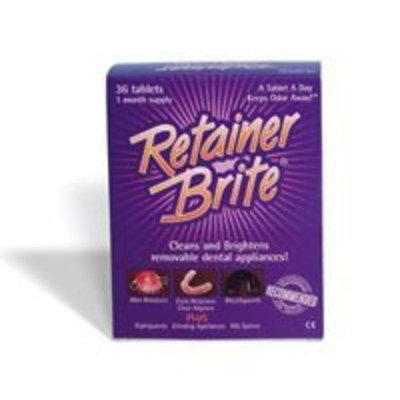 Raintree Essix RETAINER BRITE Cleaning Tablets Box of 36