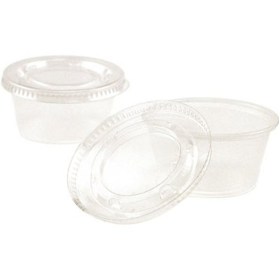 Kegworks Buffalo Chicken Wing Bleu Cheese Disposable Dipping Cups