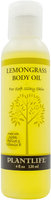 Plantlife Natural Body Care - Body Oil For Soft Silky Skin Lemongrass - 4 oz.