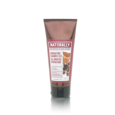 Upper Canada Soap Naturally Shower Gel, Cranberry Moro Orange-6.8 oz