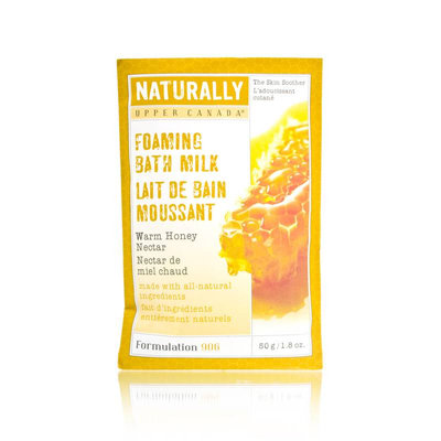 Upper Canada Naturally Warm Honey Nectar Foaming Bath Milk