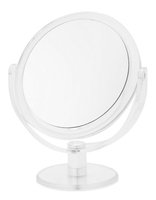 Upper Canada Soap And Candle Co Round Vanity 12x Magnifying Mirror-SILVER-One Size