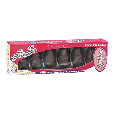 Mary Sue Vanilla Butter Creams Chocolate Covered Easter Eggs - 6 CT