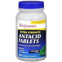 Walgreens Extra Strength Antacid/Calcium Supplement Chewable Tablets