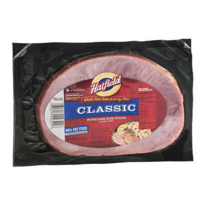 Hatfield Classic Boneless Ham Steak with Water Added