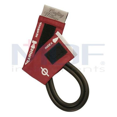 MDF Instruments MDF201040111 Latex-Free Replacement Blood Pressure Cuff - Newborn - Single Tube -Black