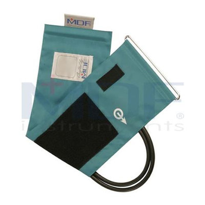 MDF Instruments MDF2100450D04 Latex-Free Replacement Blood Pressure Cuff - Adult D-Ring - Double Tube -Navy Blue