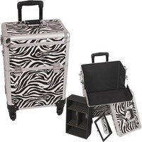 Sunrise E6301ZBWH Zebra White 4-Wheels Case