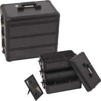 Just Case Usa Inc. Sunrise E3303PPAB All Black Pro Makeup Case