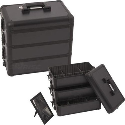 Just Case Usa Inc. Sunrise E3303PPAB All Black Pro Makeup Case