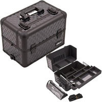 Just Case Usa Inc. Sunrise E3307DMAB All Black Diamond Pro Makeup Case