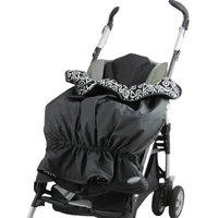 Triboro sootheTIME Cruisetime Snuggler Weather Resistant Stroller Blanket, Black (Discontinued by Manufacturer)