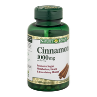 Nature's Bounty Dietary Capsules Cinnamon 1000 mg - 100 CT