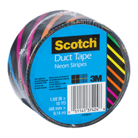 Scotch Duct Tape Neon Stripes