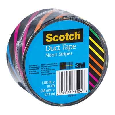 Scotch Duct Tape Neon Stripes