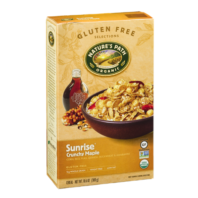 Nature's Path Organic Sunrise Crunchy Maple Cereal Gluten Free