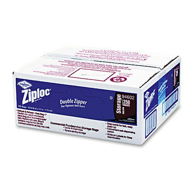 Diversey 94602 One Gallon Storage Bag 1.75 mil 10-1/2inx11in 250/BX Clear