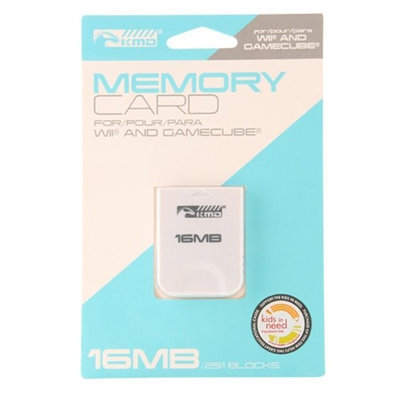 KMD Wii/Gamecube Komodo Memory Card 16MB 251 Blocks