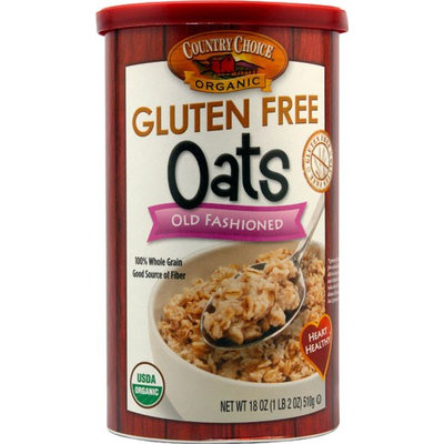 Country Choice Organic Gluten Free Oats Old Fashioned 18 oz