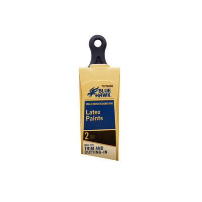 Blue Hawk Polyester Nylon Blend Angle Sash Paint Brush (Common: 2-in; Actual: 2.06-in) L7912-2