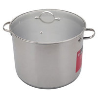 Chefmate CHEFMATE Silver 20QT S/S Stock Pot