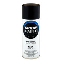 Valspar 10-oz Black Gloss Spray Paint 410.0063000.076
