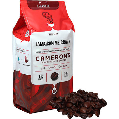 Cameron's Jamaican Me Crazy Whole Bean Coffee-12 oz-Whole