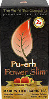 The Wu-Yi Tea Company Pu-erh Power Slim Ginger Peach - 25 Tea Bags