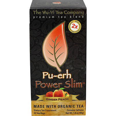 The Wu-Yi Tea Company Pu-erh Power Slim Ginger Peach - 25 Tea Bags