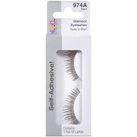 NYC New York Color N.Y.C. New York Color Self-Adhesive Glamour Eyelashes, Black 974A