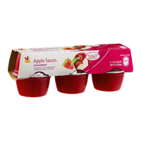Ahold Apple Sauce Strawberry - 6 CT