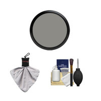 Precision Design 77mm Variable NDX Neutral Density Filter with Cleaning Kit for Canon, Nikon, Sony, Olympus & Pentax Lenses